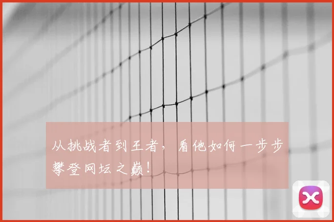 从挑战者到王者，看他如何一步步攀登网坛之巅！
